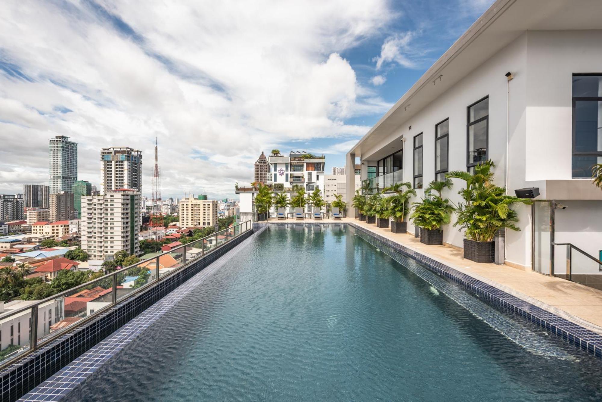 Mansion 51 Hotel & Apartment Phnom Penh Eksteriør bilde