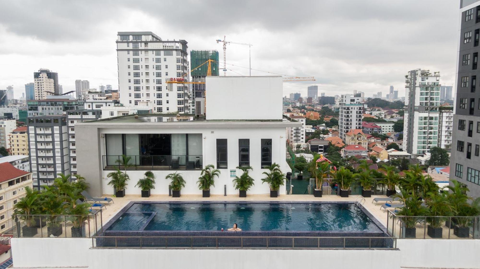 Mansion 51 Hotel & Apartment Phnom Penh Eksteriør bilde