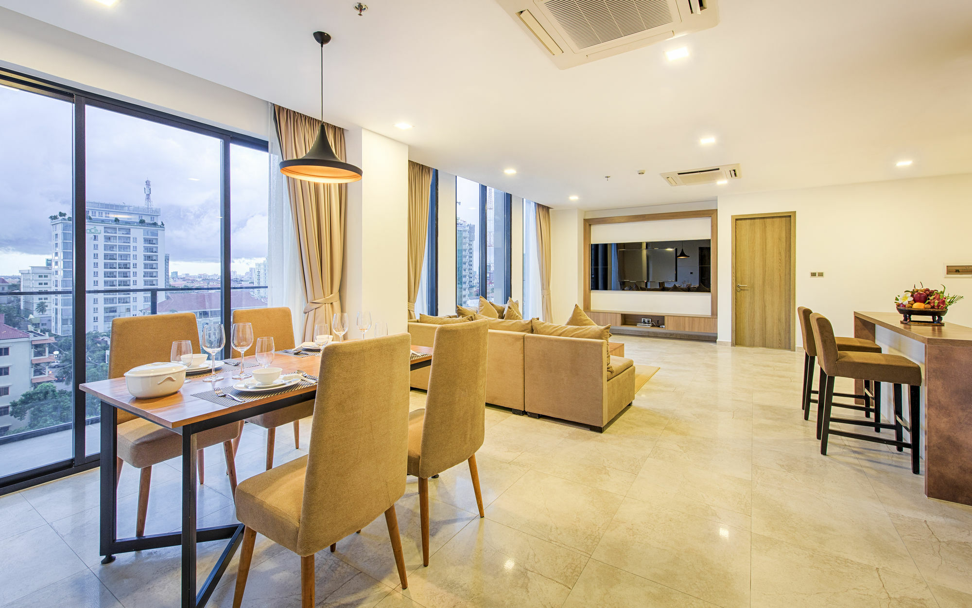 Mansion 51 Hotel & Apartment Phnom Penh Eksteriør bilde